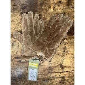 Men's Faux‎ Shearling Lined Pig Suede Gloves - Goodfellow & Co Brown S/M